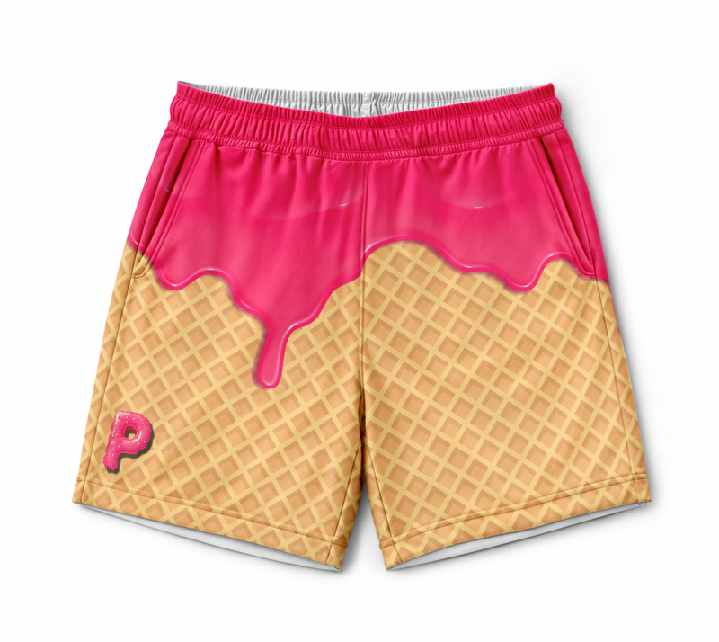 Perfect Pitch 5.5" Inseam Baseball Shorts Waffle Drip