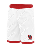 Badgerland Brawl Shorts White Red