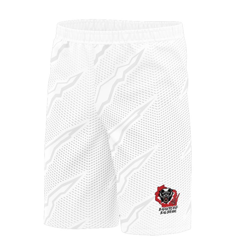 Badgerland Brawl Shorts White