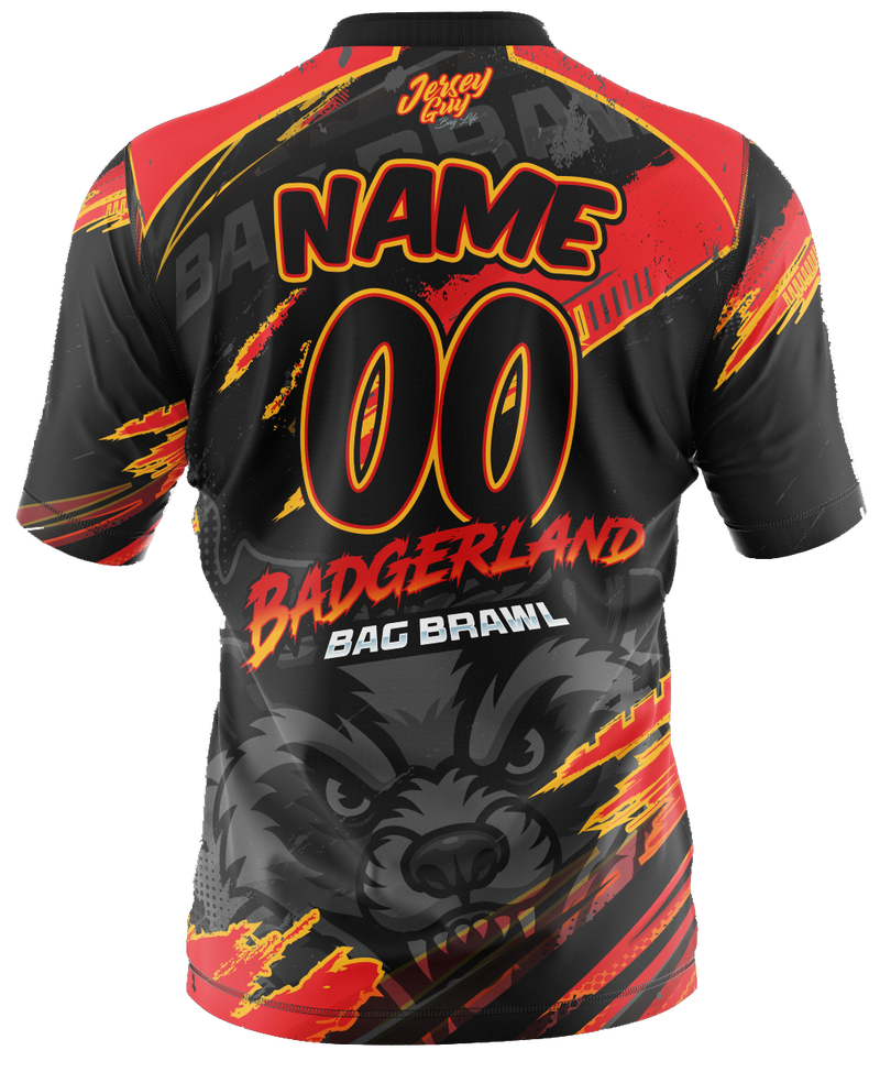 Badgerland Brawl Red Yellow