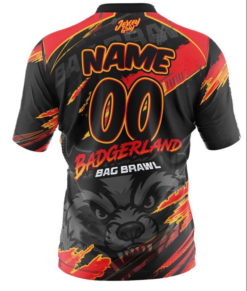 Badgerland Brawl Red Yellow