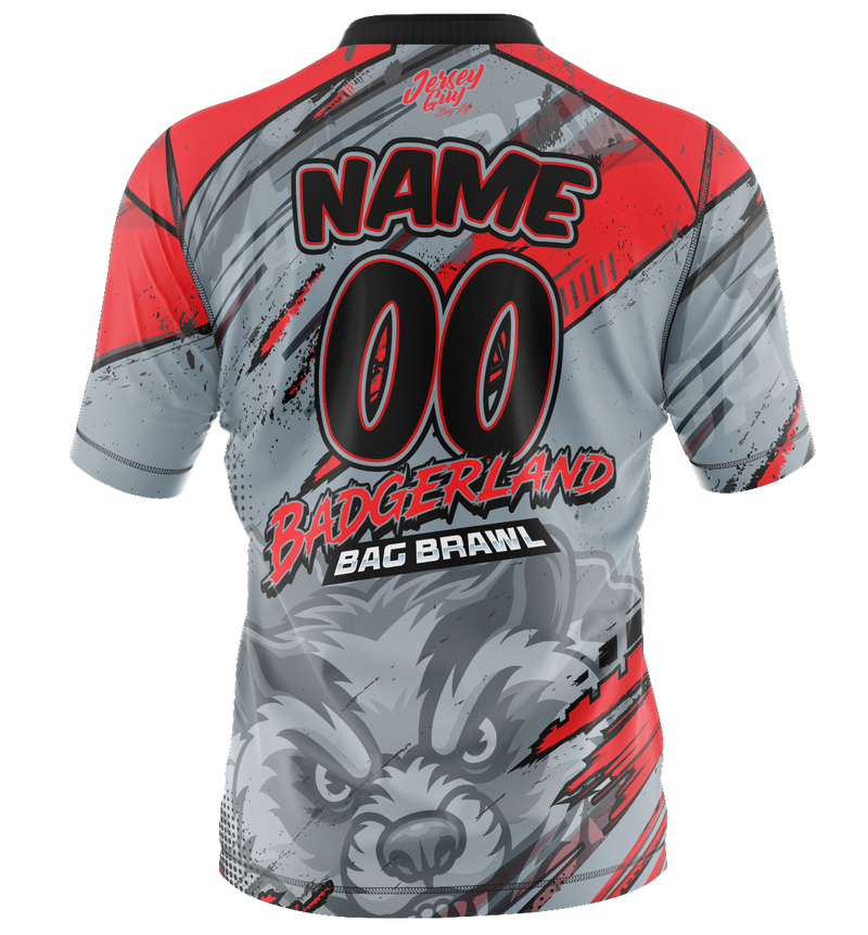 Badgerland Brawl Red Grey 2025