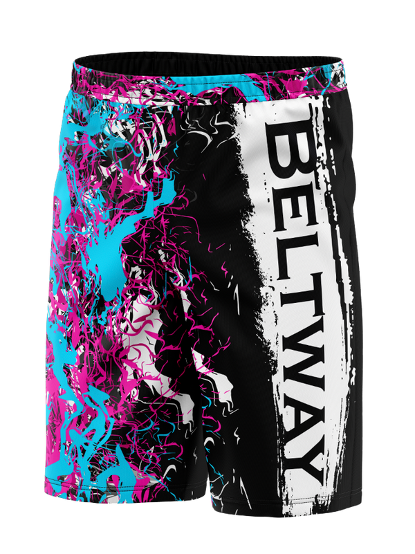 Beltway Baggers Shorts Blue Pink
