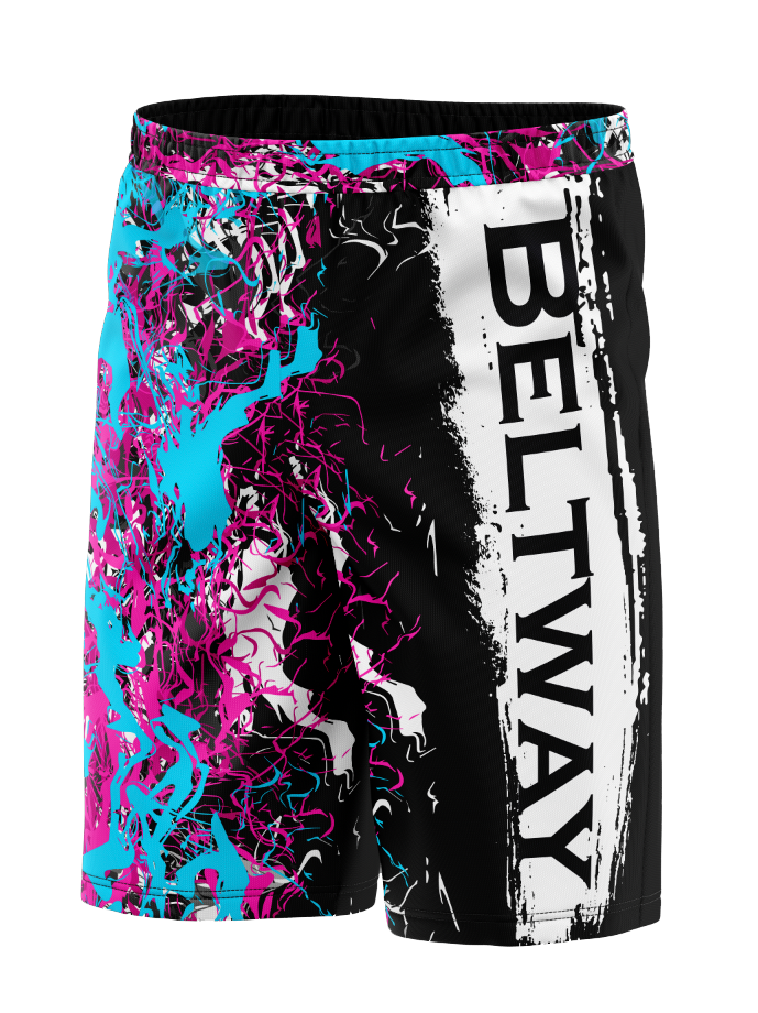 Beltway Baggers Shorts Blue Pink