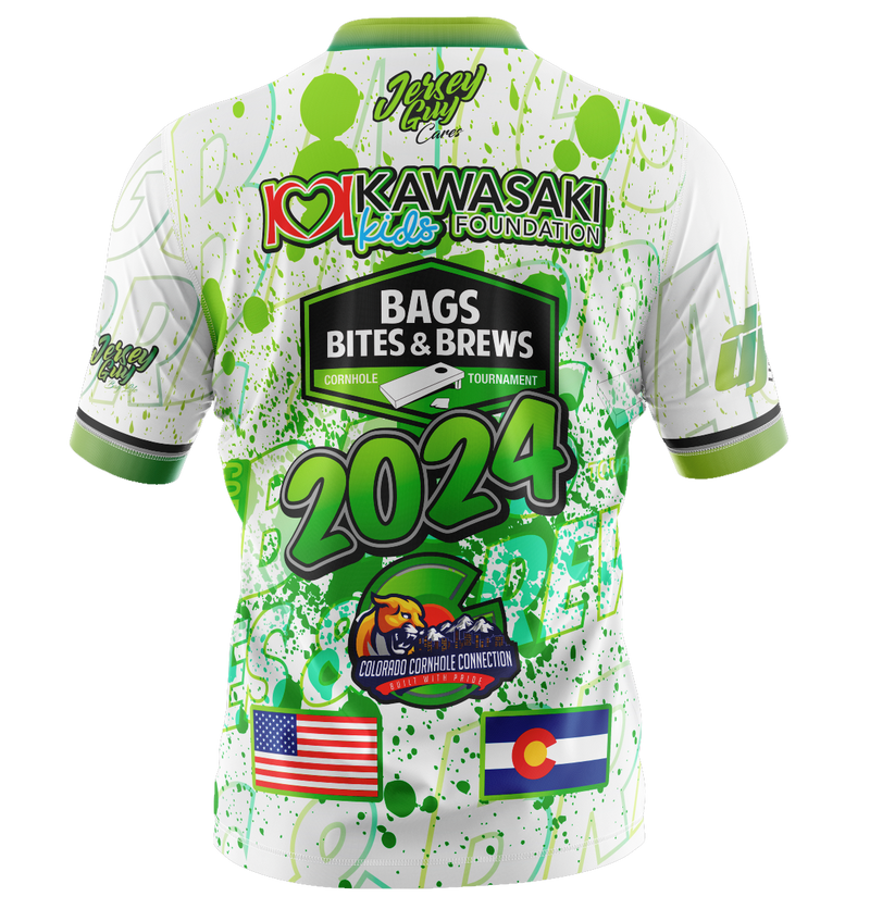 Bags, Bites and Brews Tournament Jersey Glow In The Dark