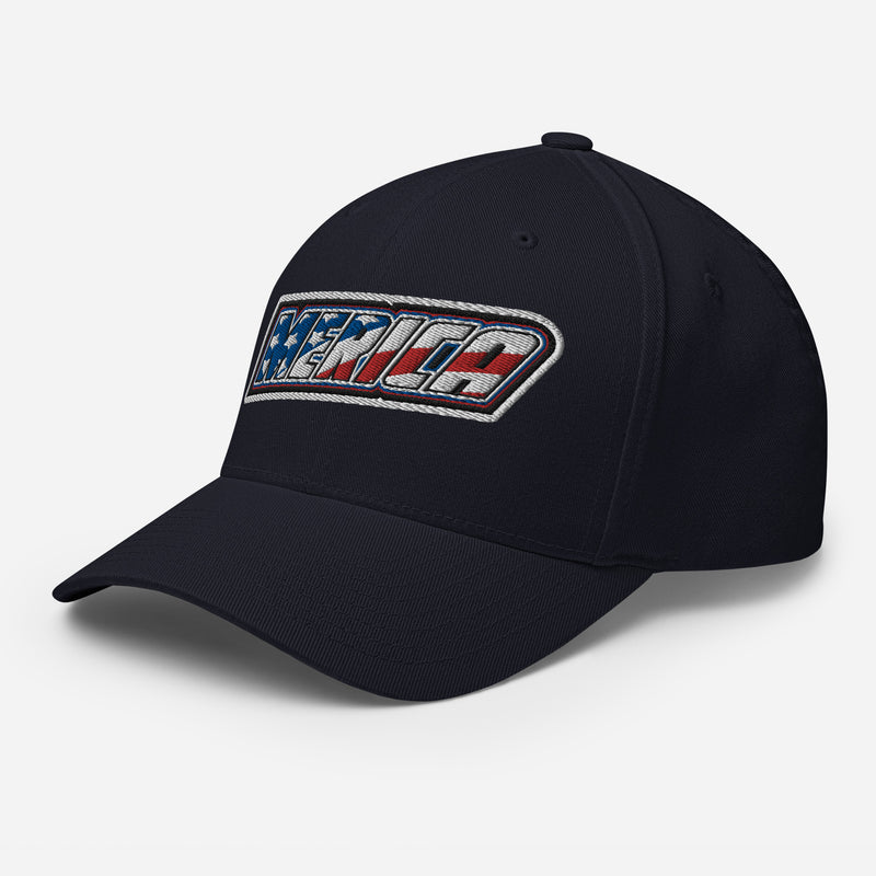 JG Merica FlexFit Structured Twill Cap