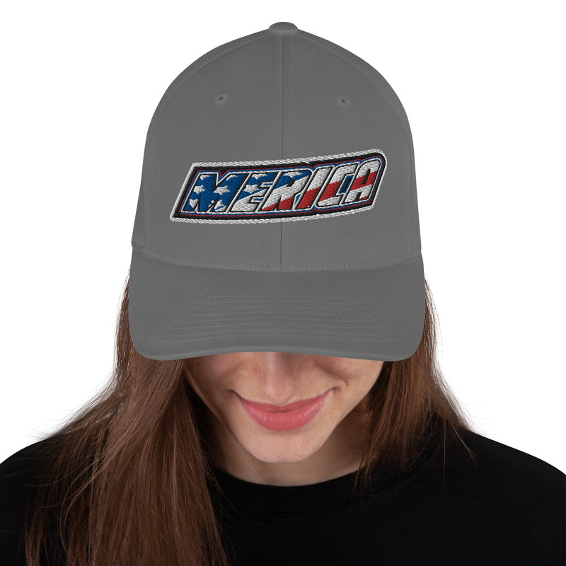 JG Merica FlexFit Structured Twill Cap