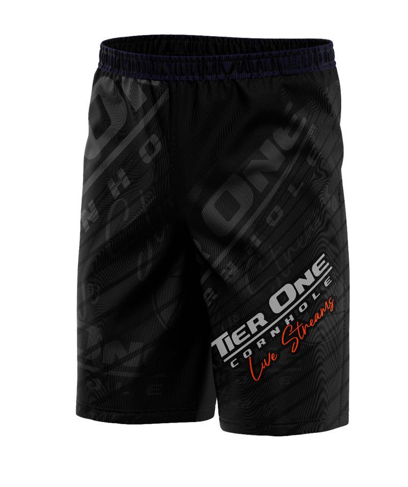 Tier One Live Stream Shorts Black