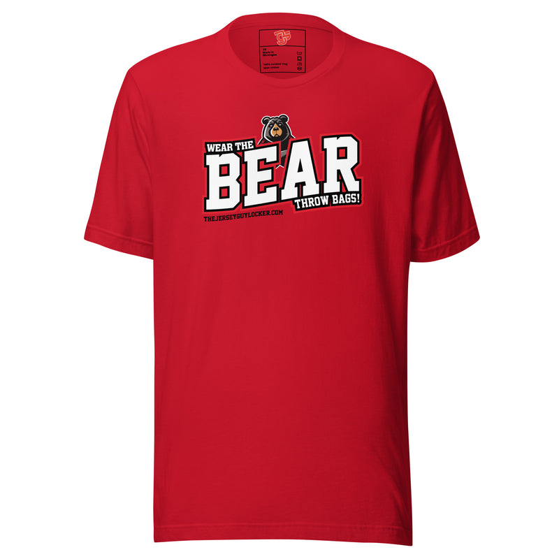 Wear The Bear Throw Bags Unisex t-shirt