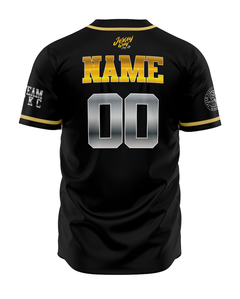 black and gold jersey design